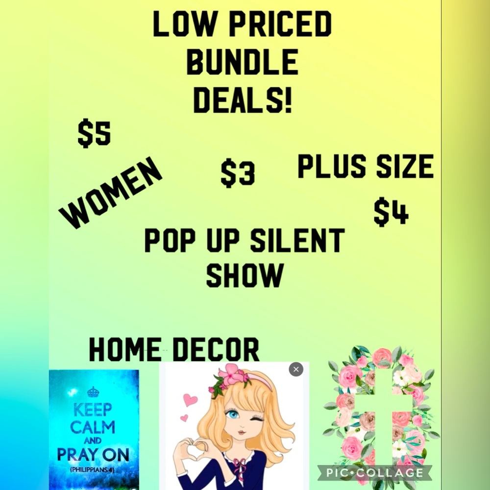 $3 , $4 , $5 , SILENT POP UP SHOW